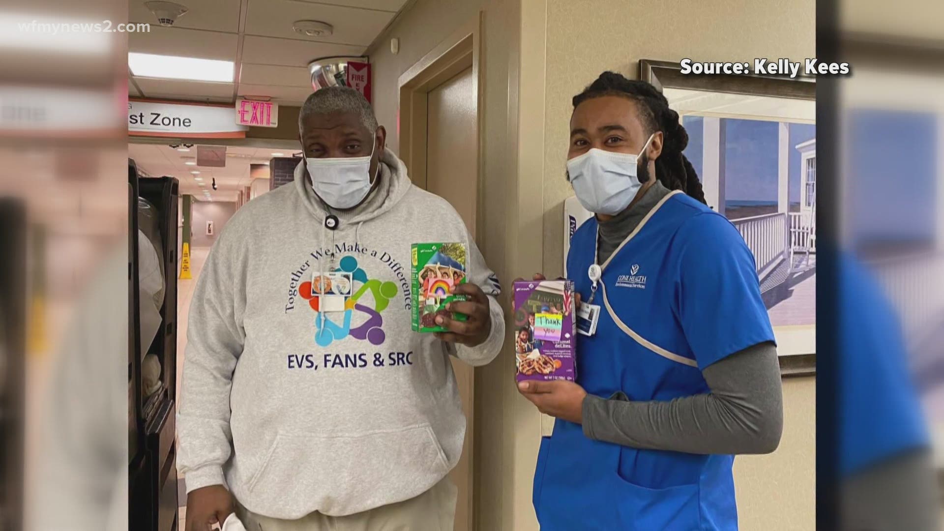 We've seen so many acts of kindness since the start of the pandemic. Now an 11-year-old Girl Scout in Greensboro is surprising frontline workers in the best way.
