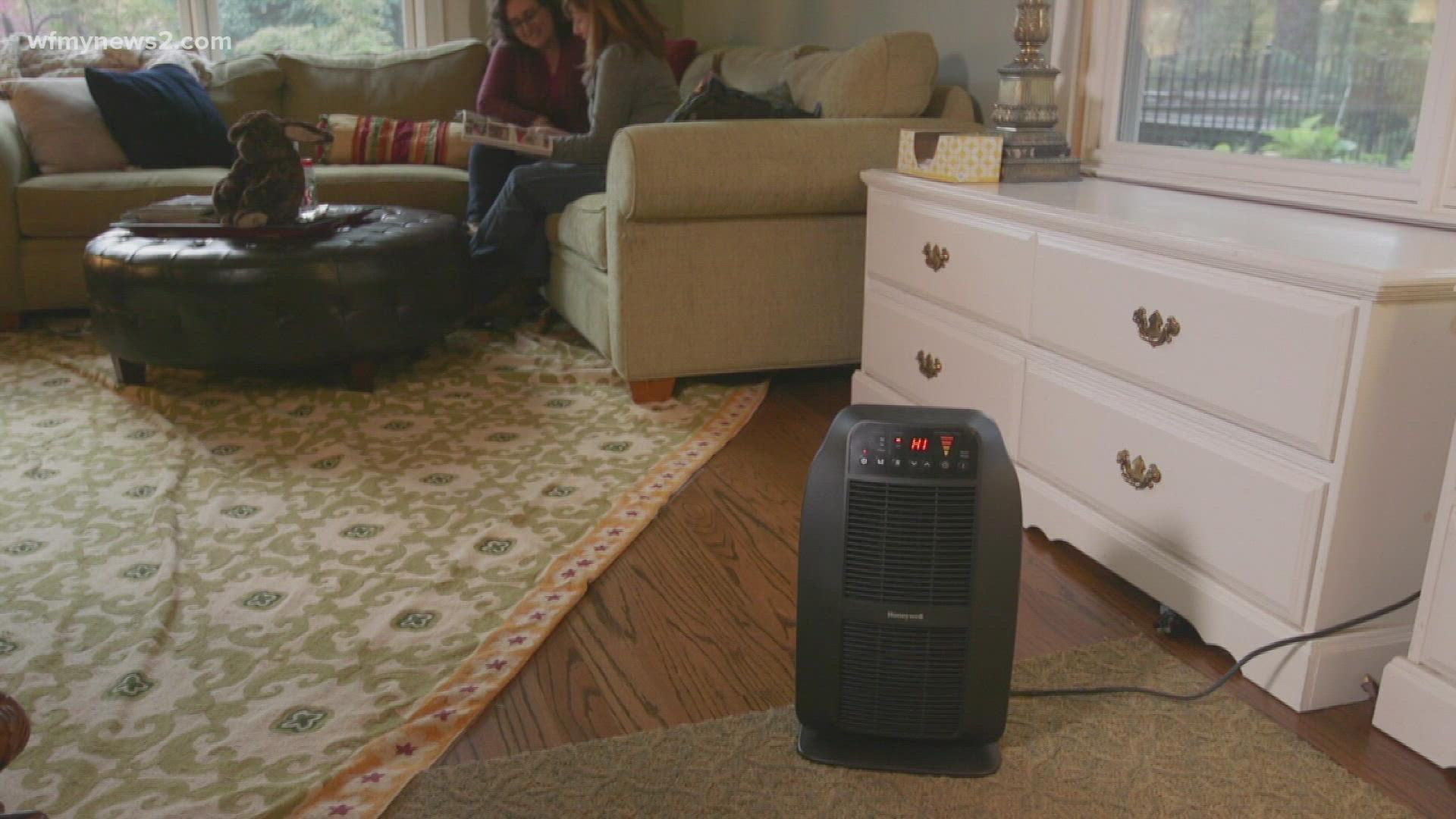 Statistics show space heaters are involved in one-third of all home heating fires.