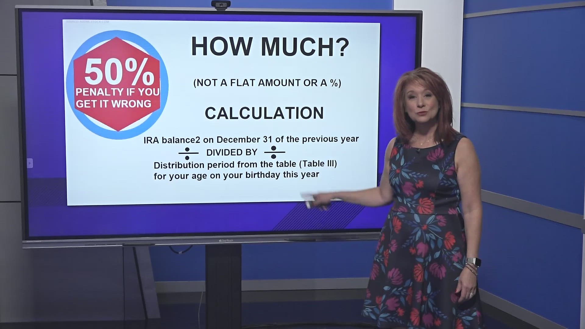 By the time you're 72 or 73, you have to take out a certain amount every year.