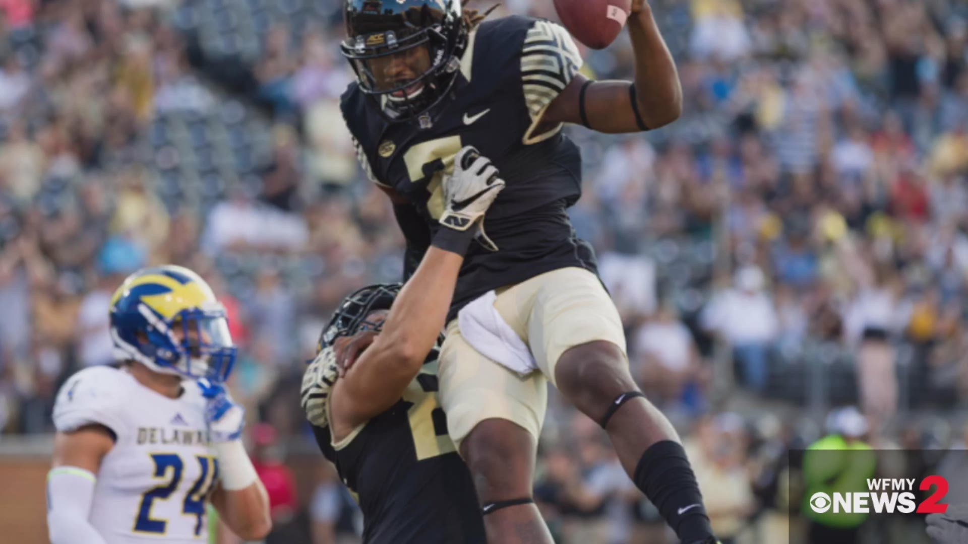 Wake Forest QB Kendall Hinton out 2-4 weeks with injury.