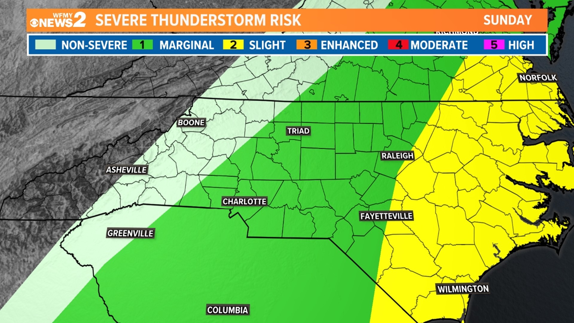 Windy Rainy Sunday Ahead Possible Severe Storms Wfmynews2 windy-rainy-sunday-ahead-possible-severe-storms-wfmynews2