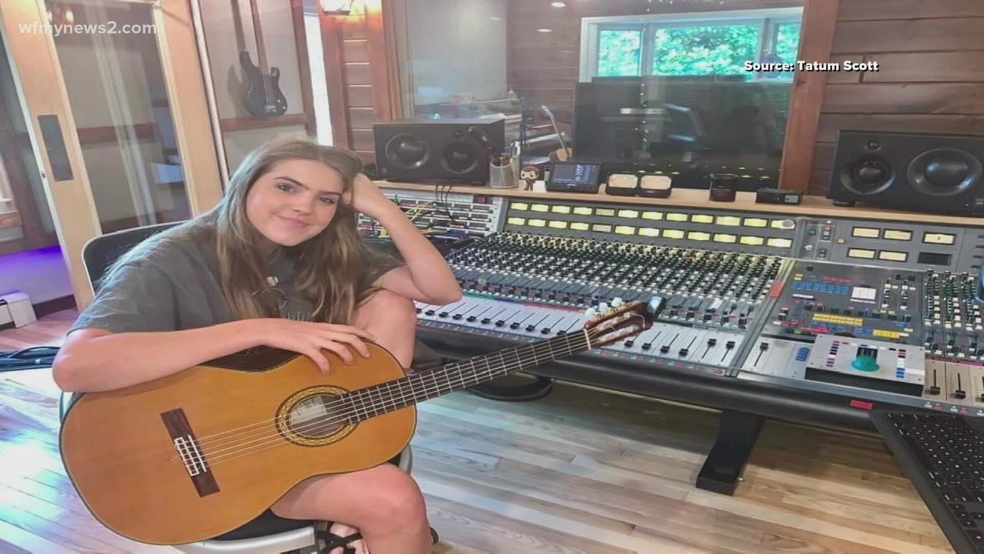 Tatum Scott is a young Triad singer and songwriter celebrating a recent song release.