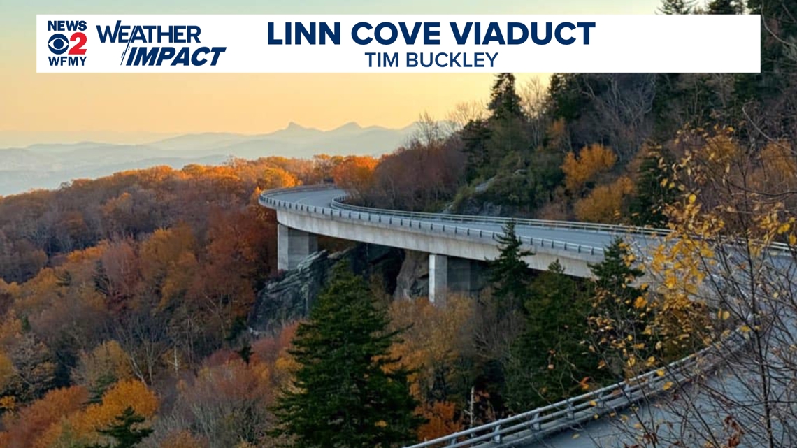 How is the fall color in North Carolina right now?