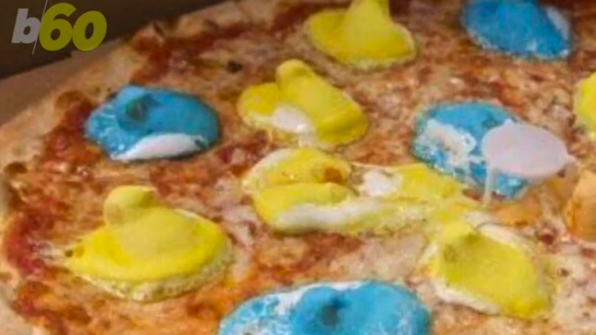Peeps and pizza are two things that don't go together... and yet that's just what happened. Nathan Rousseau Smith (@fantasticmrnate) shows us.