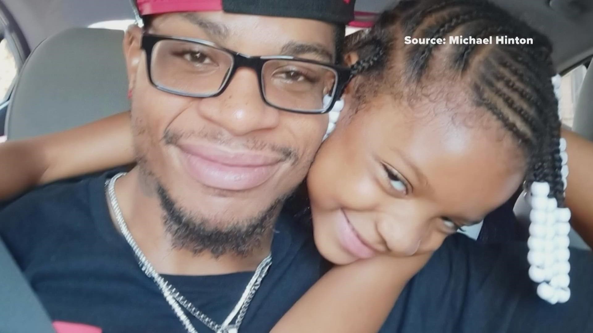 : 8-year-old Aacuria Hinton was shot while sleeping in her bed. Her father, Michael Hinton says the bullet caused extensive injuries to her mouth.