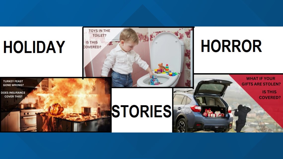 Does insurance cover it? Turkey fires, clogged toilet, presents