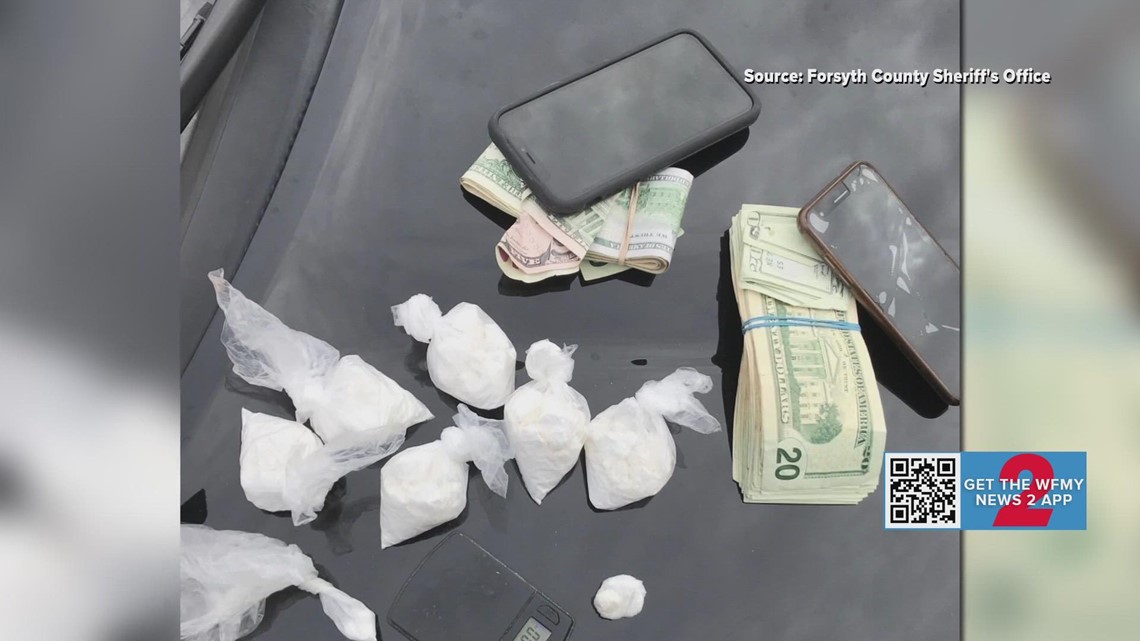 Millions of dollars in drugs seized in Forsyth County during the month of May