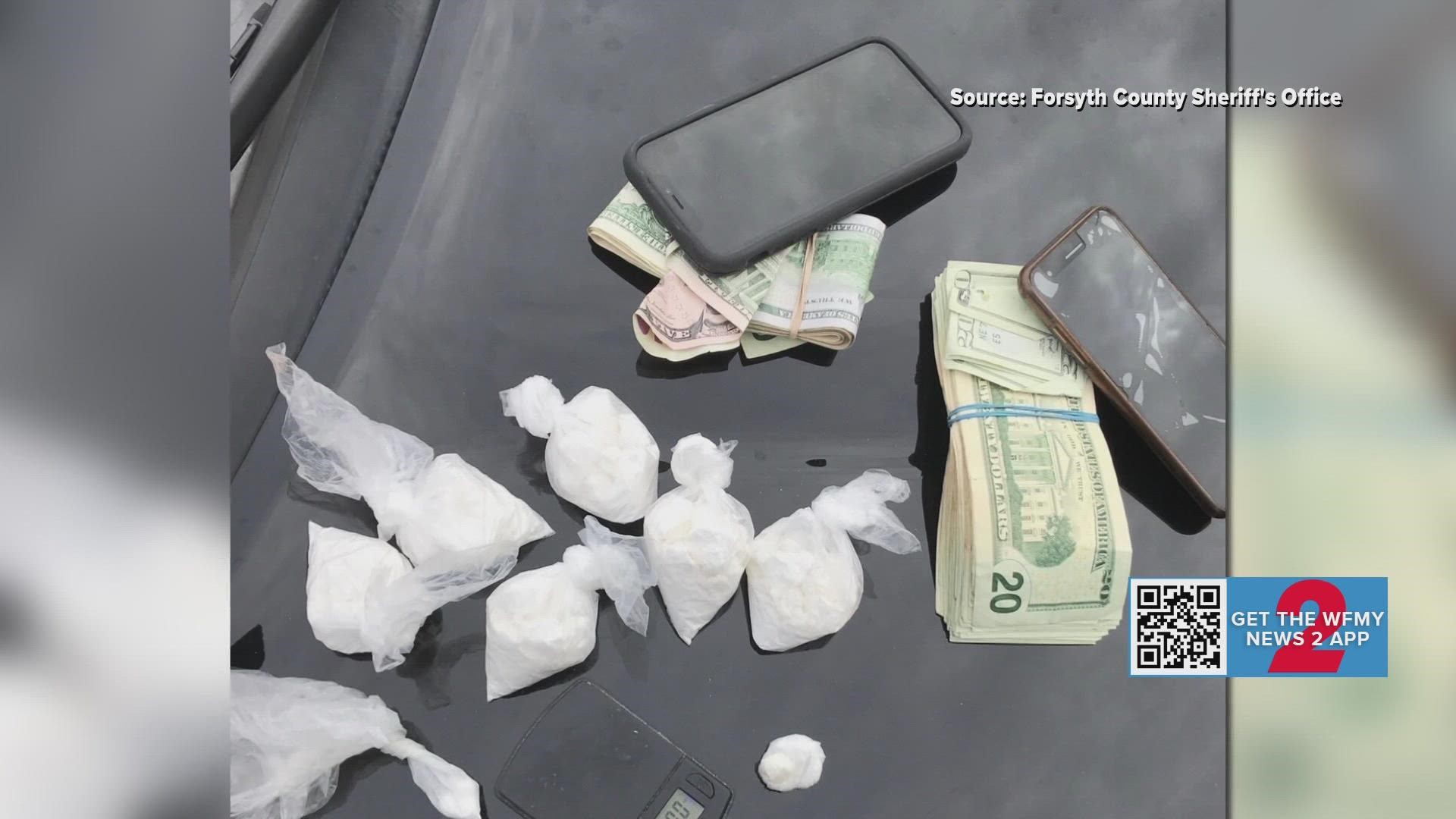 The Forsyth County Drug Task Force seized over two million dollars in cocaine and seven pounds of fentanyl.