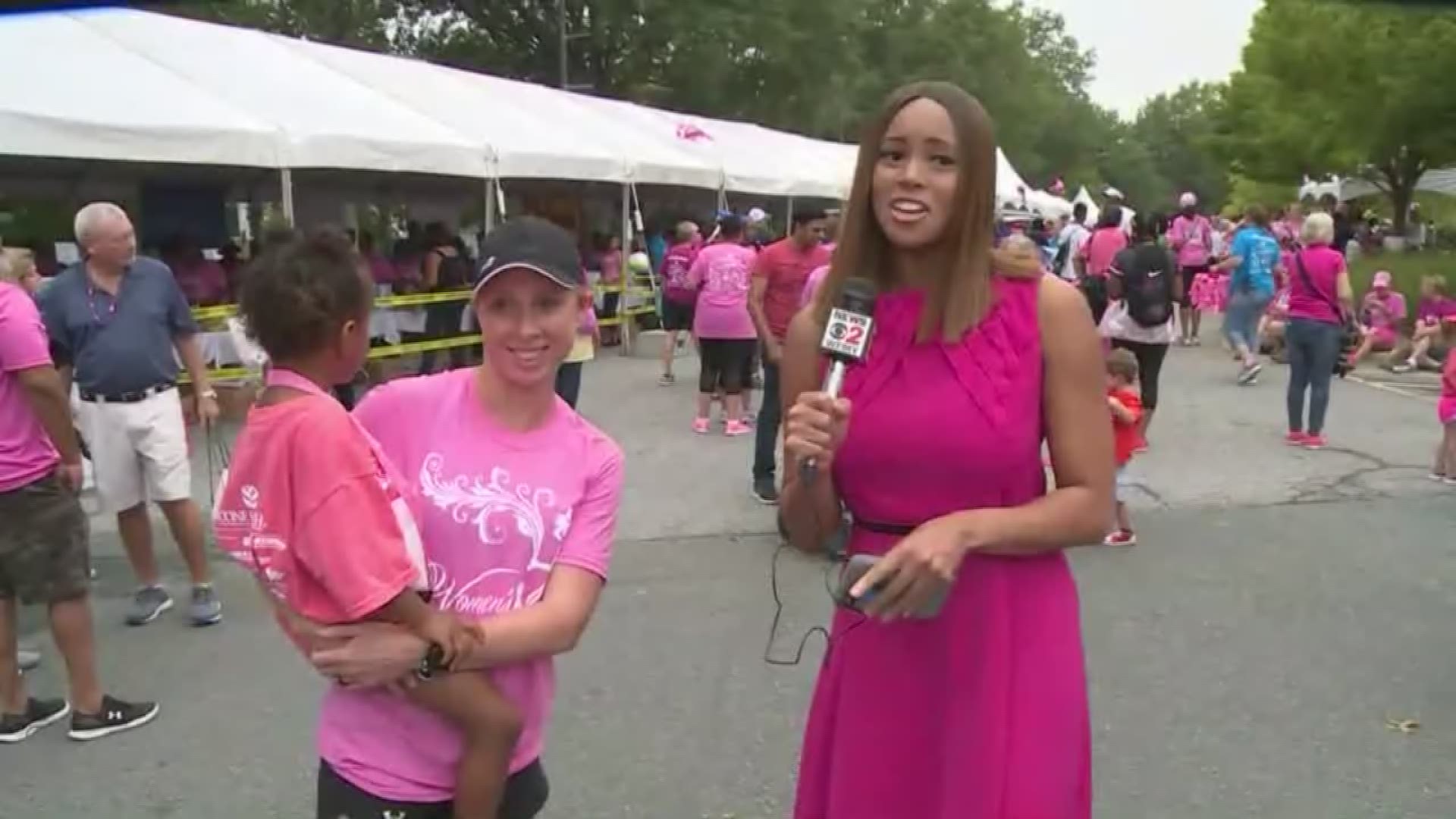 Women Walk And Run To Raise Breast Cancer Awareness
