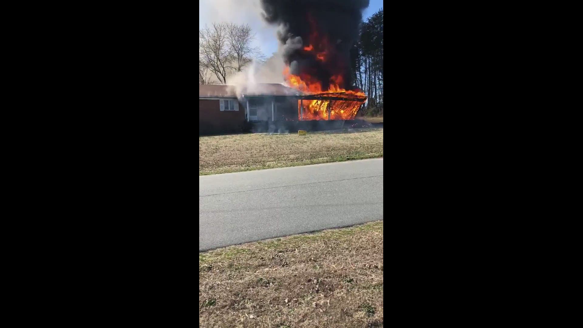 The house fire happened in the 4300 block of Compton Drive.