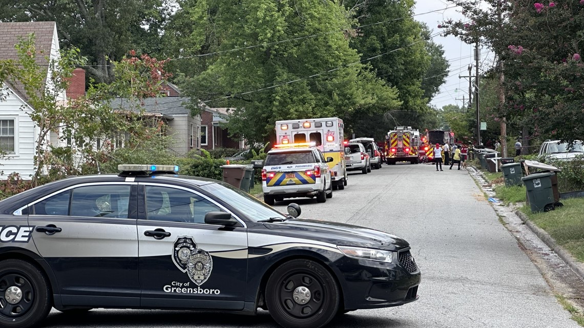 House fire on Tucker Street in Greensboro