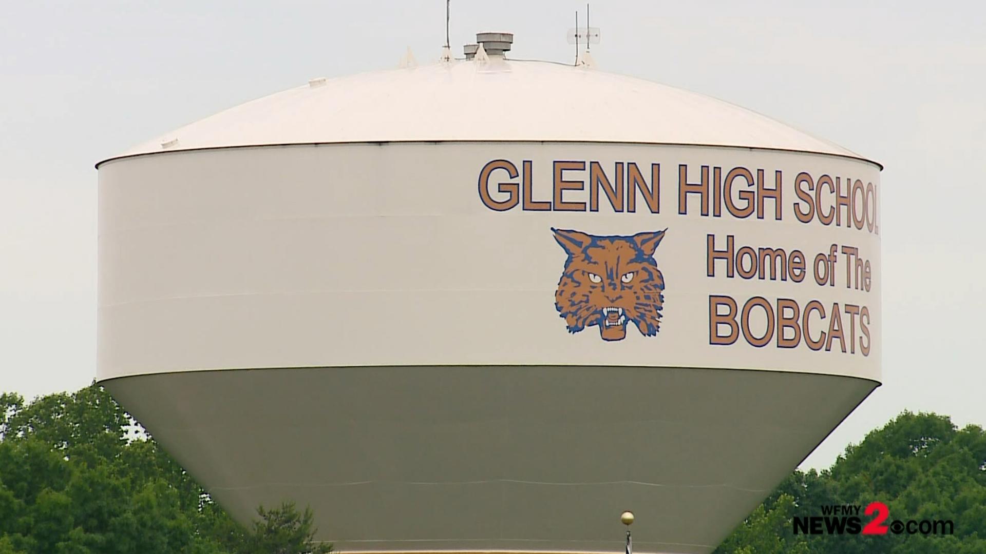 During a random search, Forsyth County deputies said a K9 helped find a gun, an airsoft firearm, a loaded magazine, and a box of ammo inside a car at Glenn High.