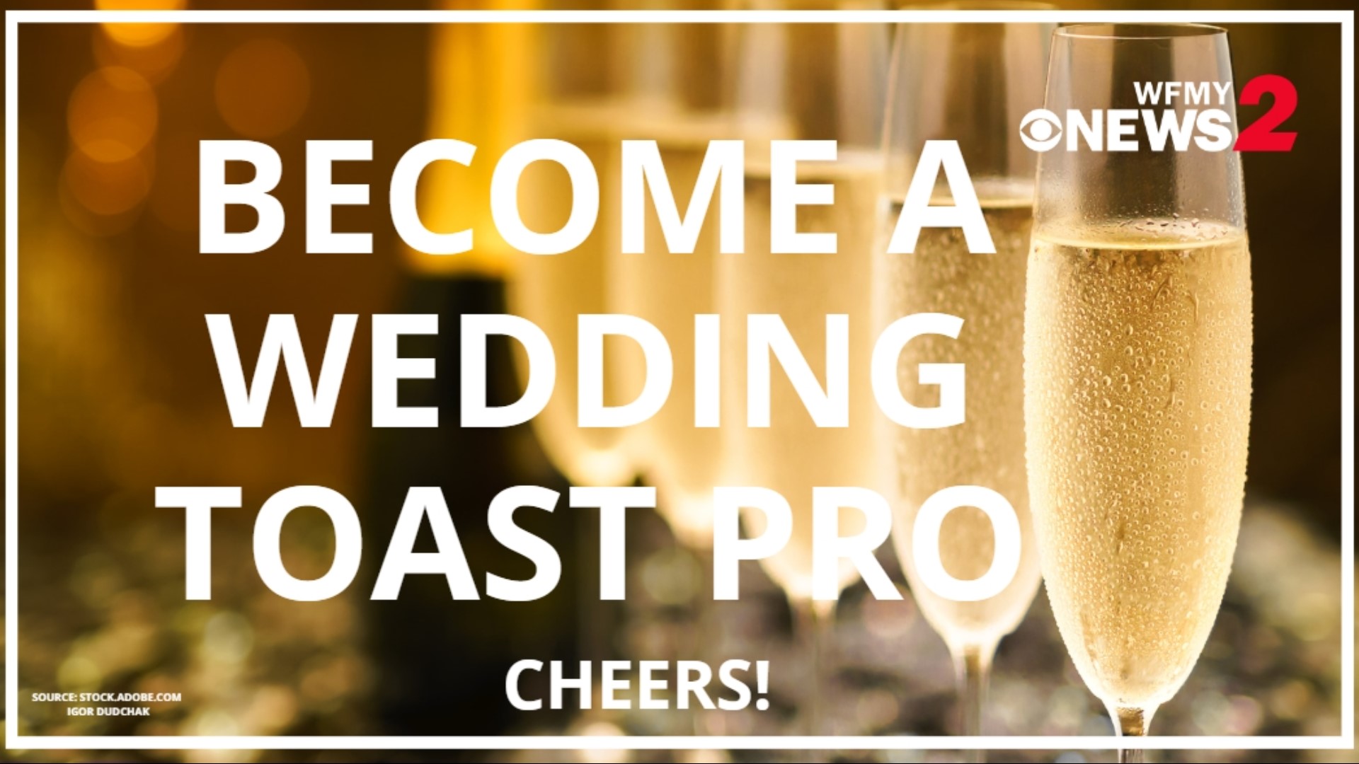 Speaking in front of a crowd can be nerve-wracking. Add in emotions on a wedding day, sometimes the toast doesn't go as planned.