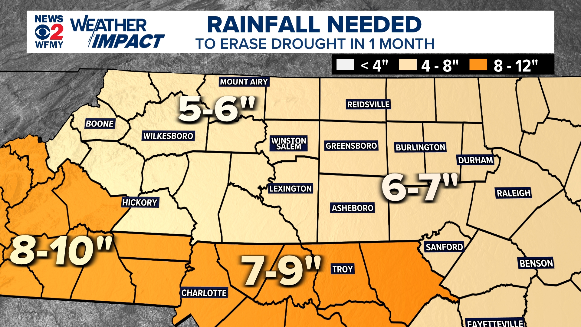 Rain needed! Drought becoming "severe" in North Carolina according to ...