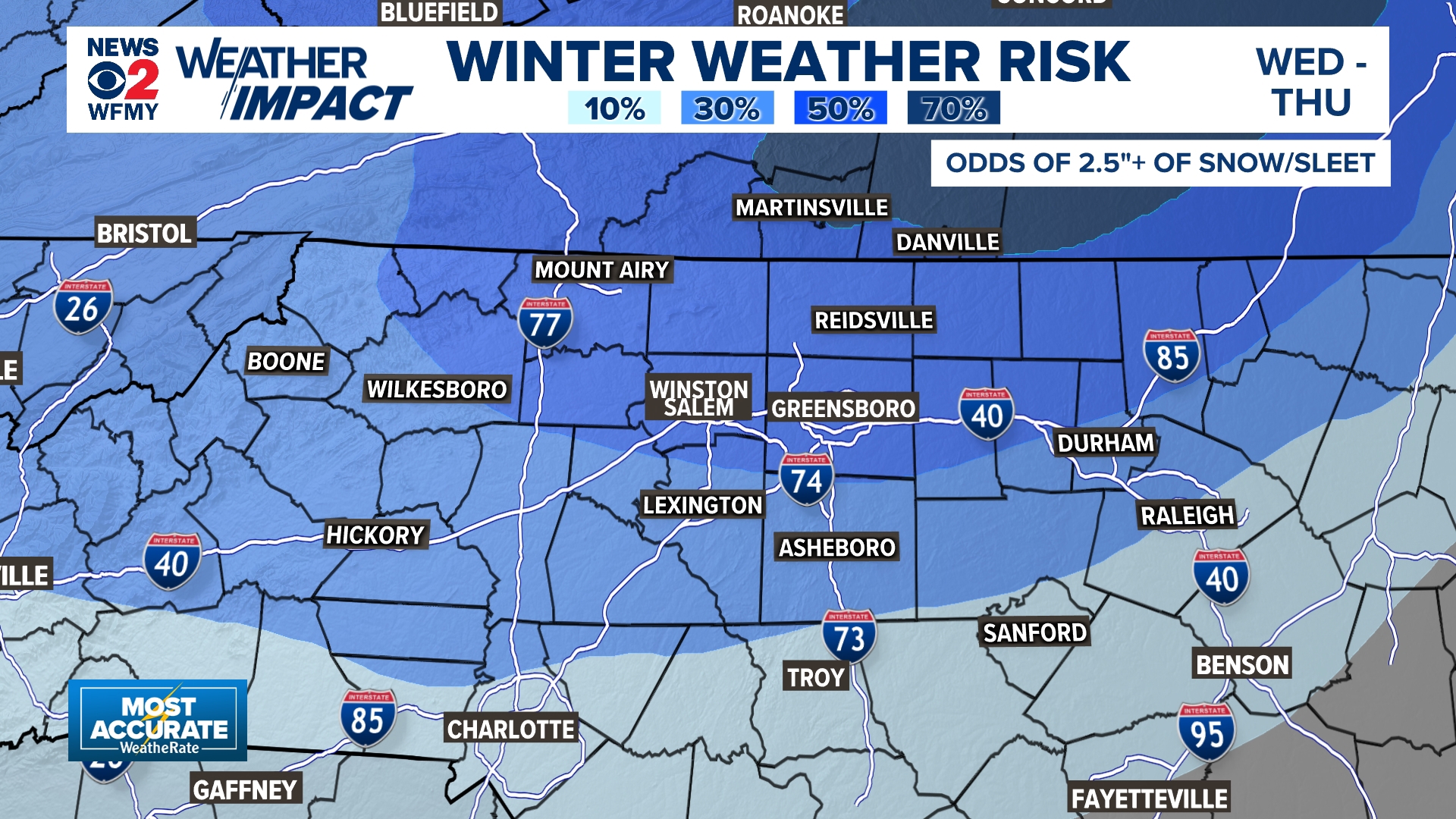 Snow May be Possible in North Carolina Next Week | wfmynews2.com