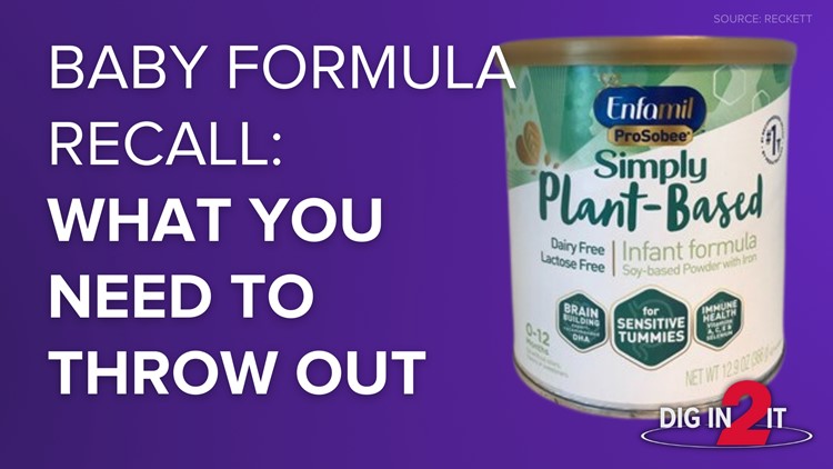 Baby formula recalls: Return or throw away these products