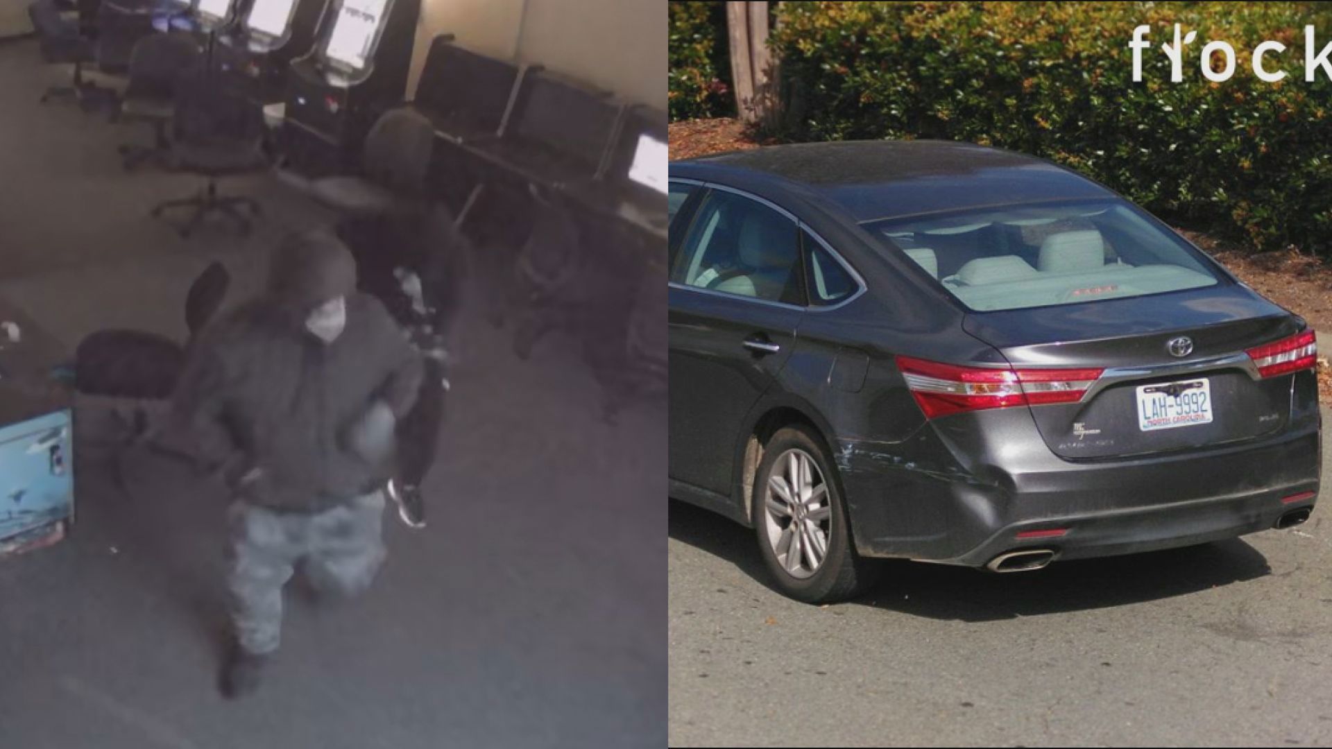 Police release photos of suspect and vehicle to watch for.