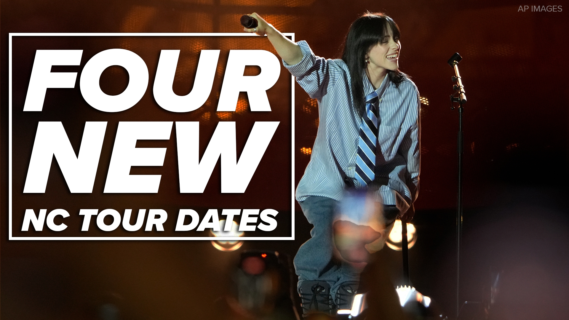 She'll be at the Lenovo Center in Raleigh on October 16 and 17 before heading to Charlotte to perform at the Spectrum Center on October 19 and 20.