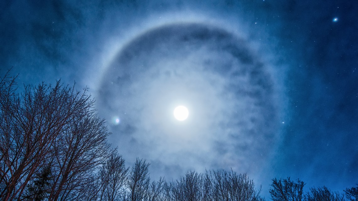 Yes, 'halo' around sun or moon forebodes inclement weather