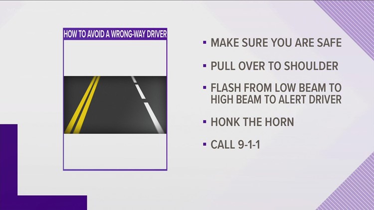What to do if you see a wrong-way driver