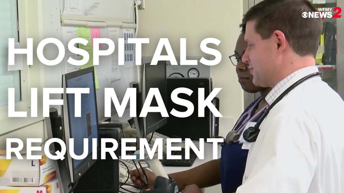 Hospitals lift mask requirement