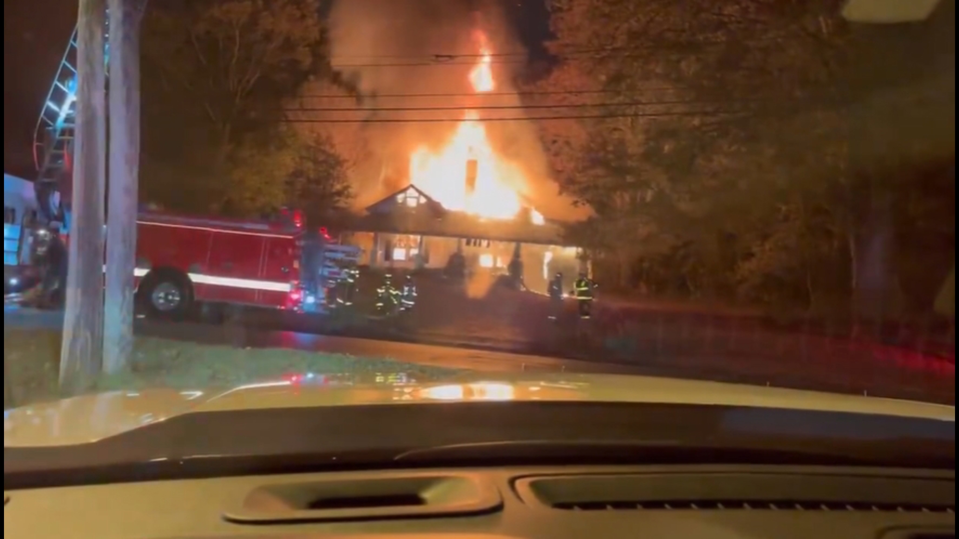 Fire crews from Winston-Salem responded to a working structure fire earlier today.