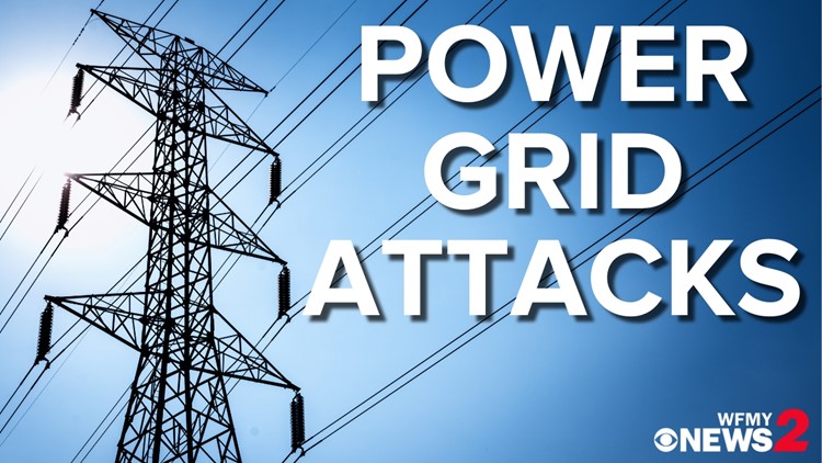 Power grid attacks in North Carolina