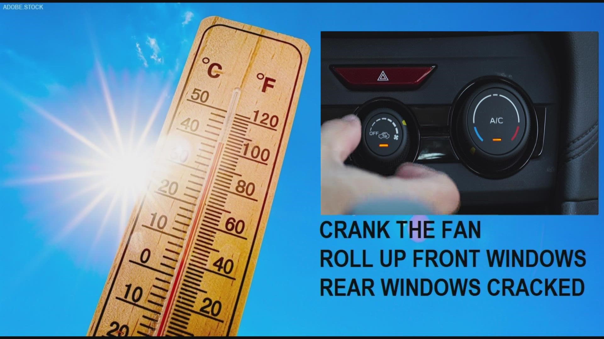 The four steps you should take to cool your car down quicker & save gas.