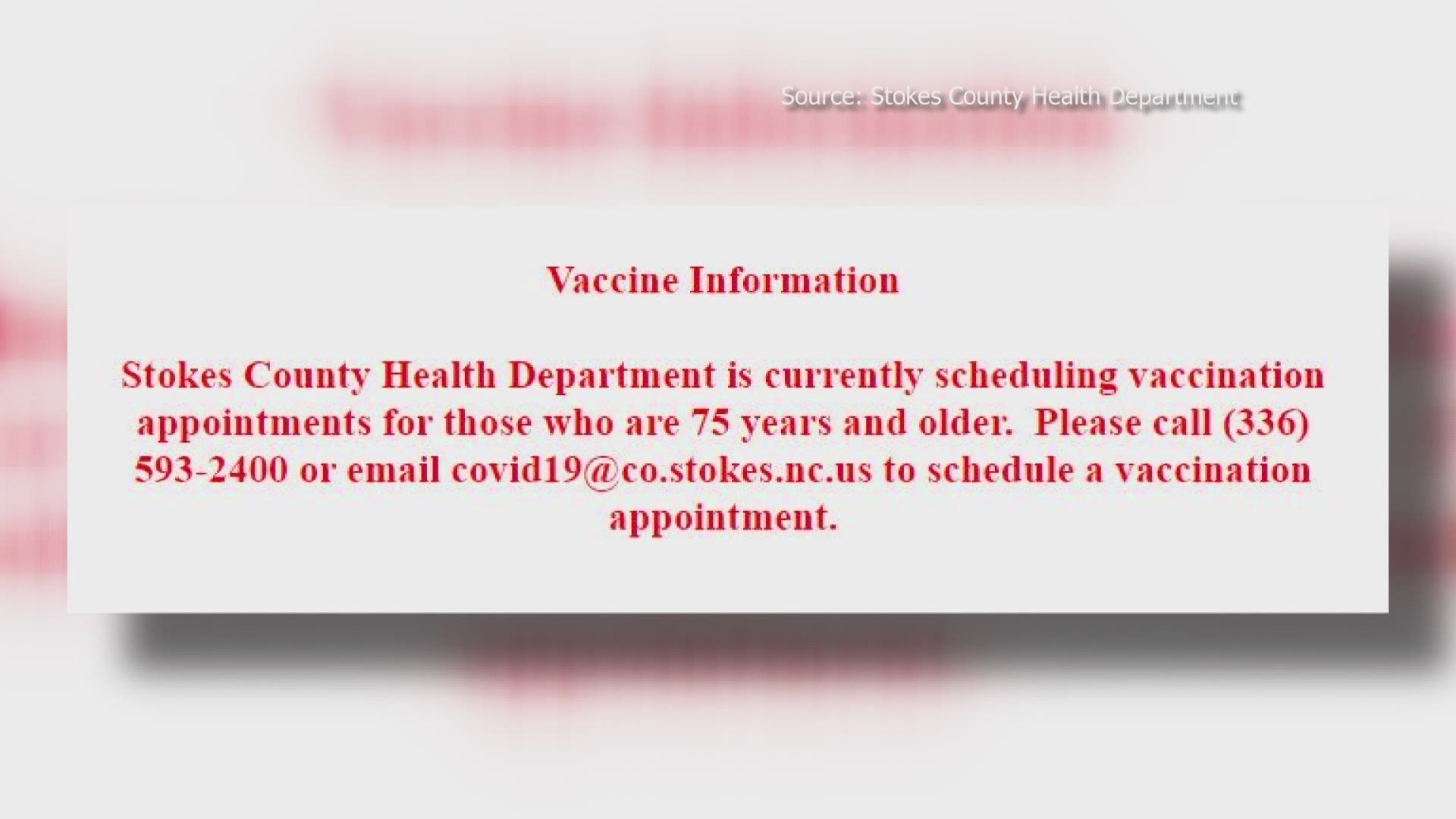 We VERIFY if Triad counties are allowed to restrict vaccines to 75+, despite the federal and state government’s eligibility of 65+.