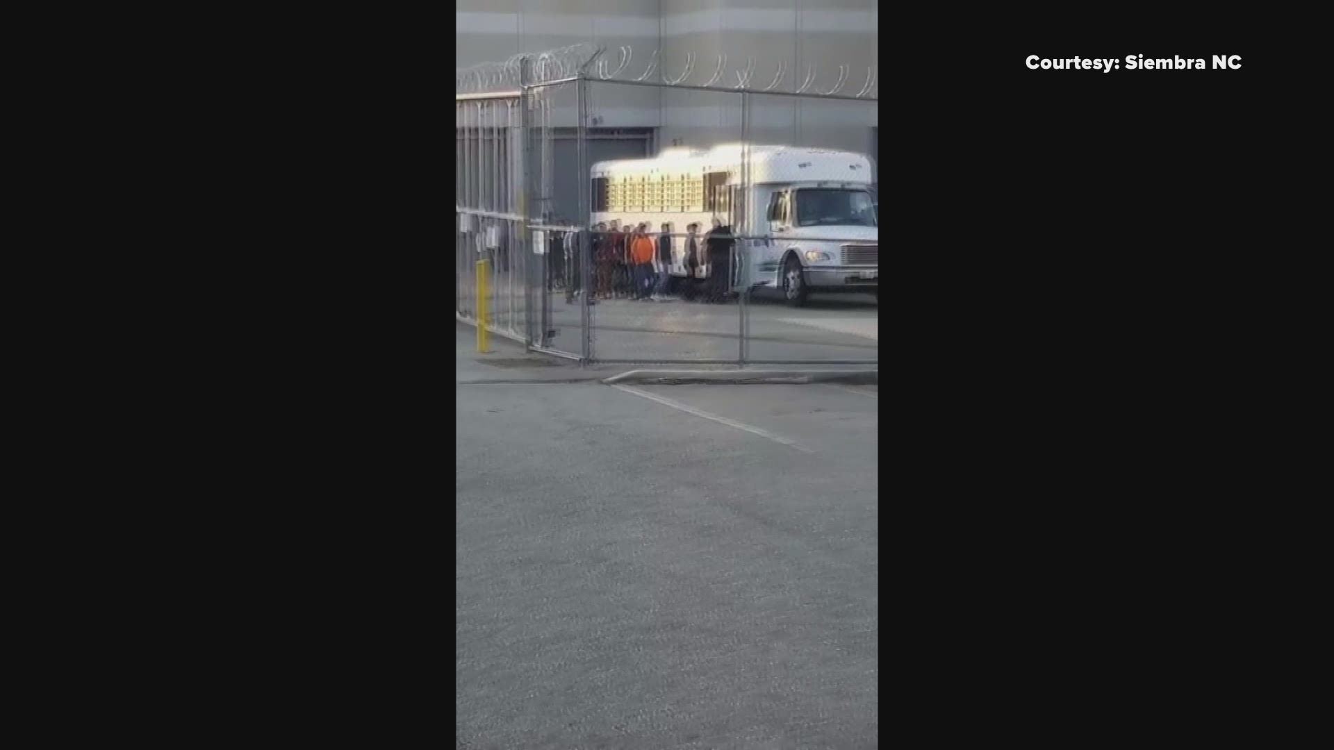 Siembra NC, an immigrant rights group, posted this video in part that appears to show undocumented immigrants being loaded onto a bus outside the Alamance County jail. According to the group, the bus is taking the ICE detainees to Georgia.