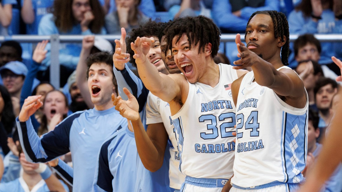 UNC takes No. 1 seed, NC State No. 11 seed March Madness