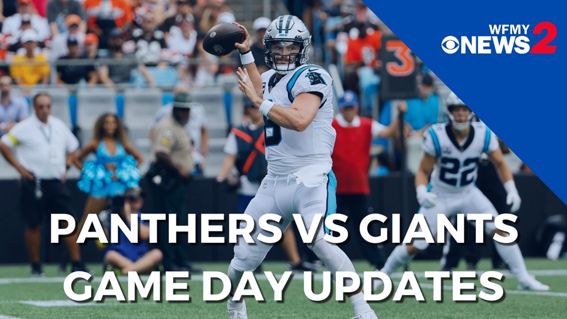 Panthers vs. Giants live game updates: Week 2 NFL updates | wfmynews2.com