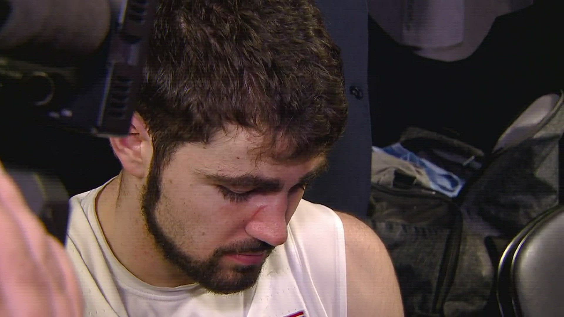 Postgame Interview With UNC's Luke Maye