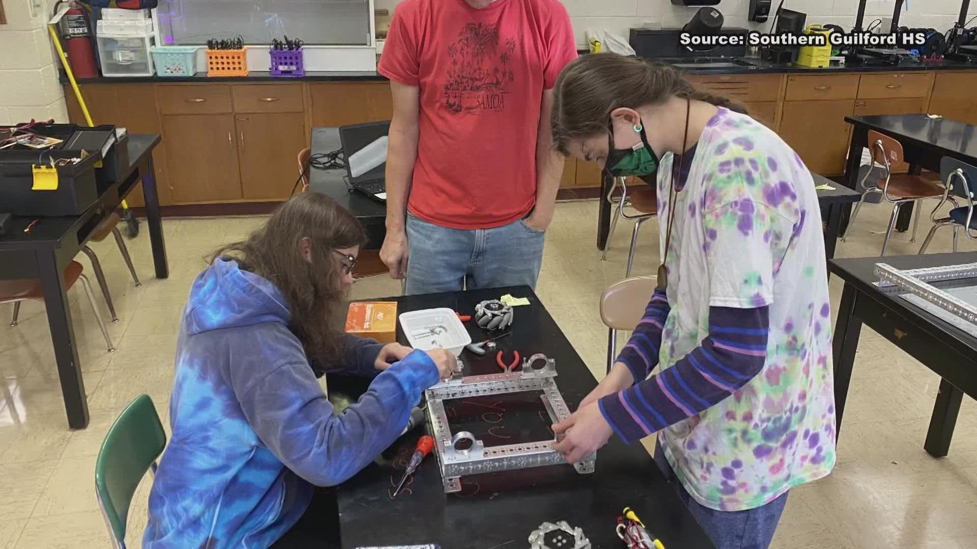 Southern Guilford High School is giving girls more opportunities in STEM.