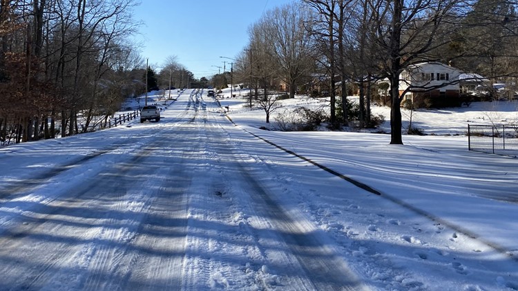 Three days since winter storm and some roads in Guilford County are still hazardous