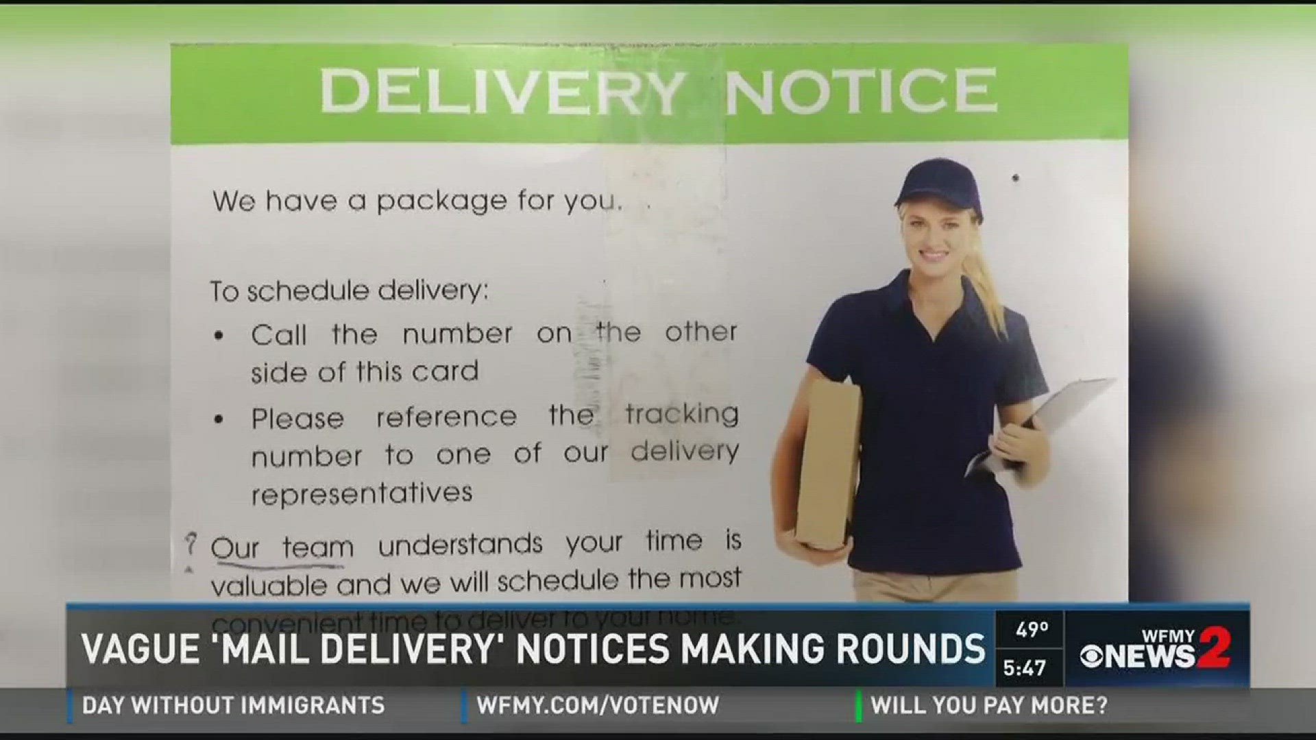Vague 'Mail Delivery' Notices Making Rounds