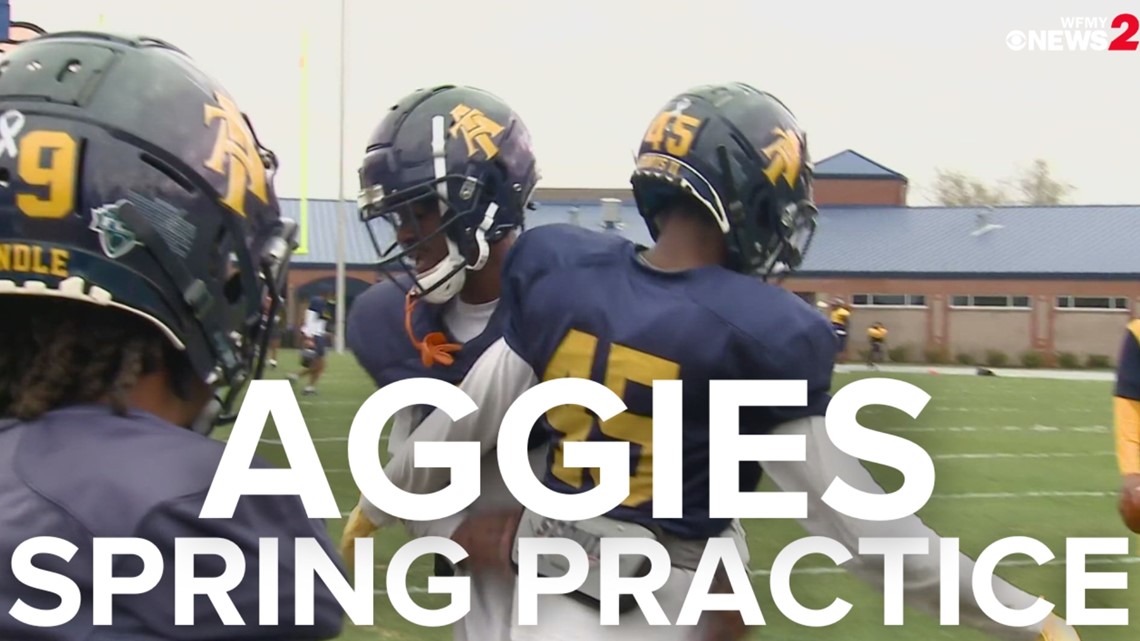 NC A&T Aggies begin spring football practice