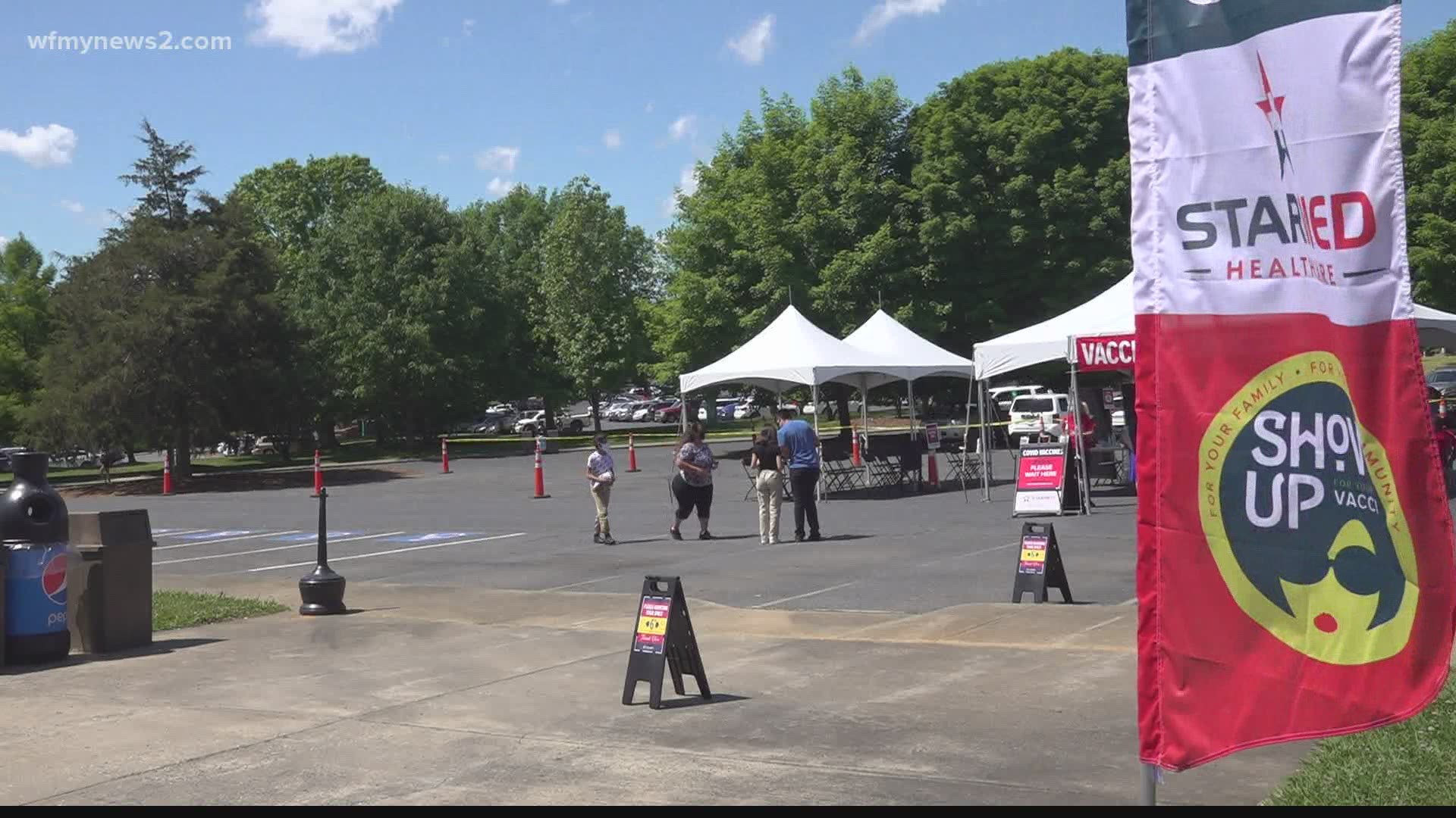 The vaccine clinic at the NC Zoo starts Thursday and lasts through Saturday.