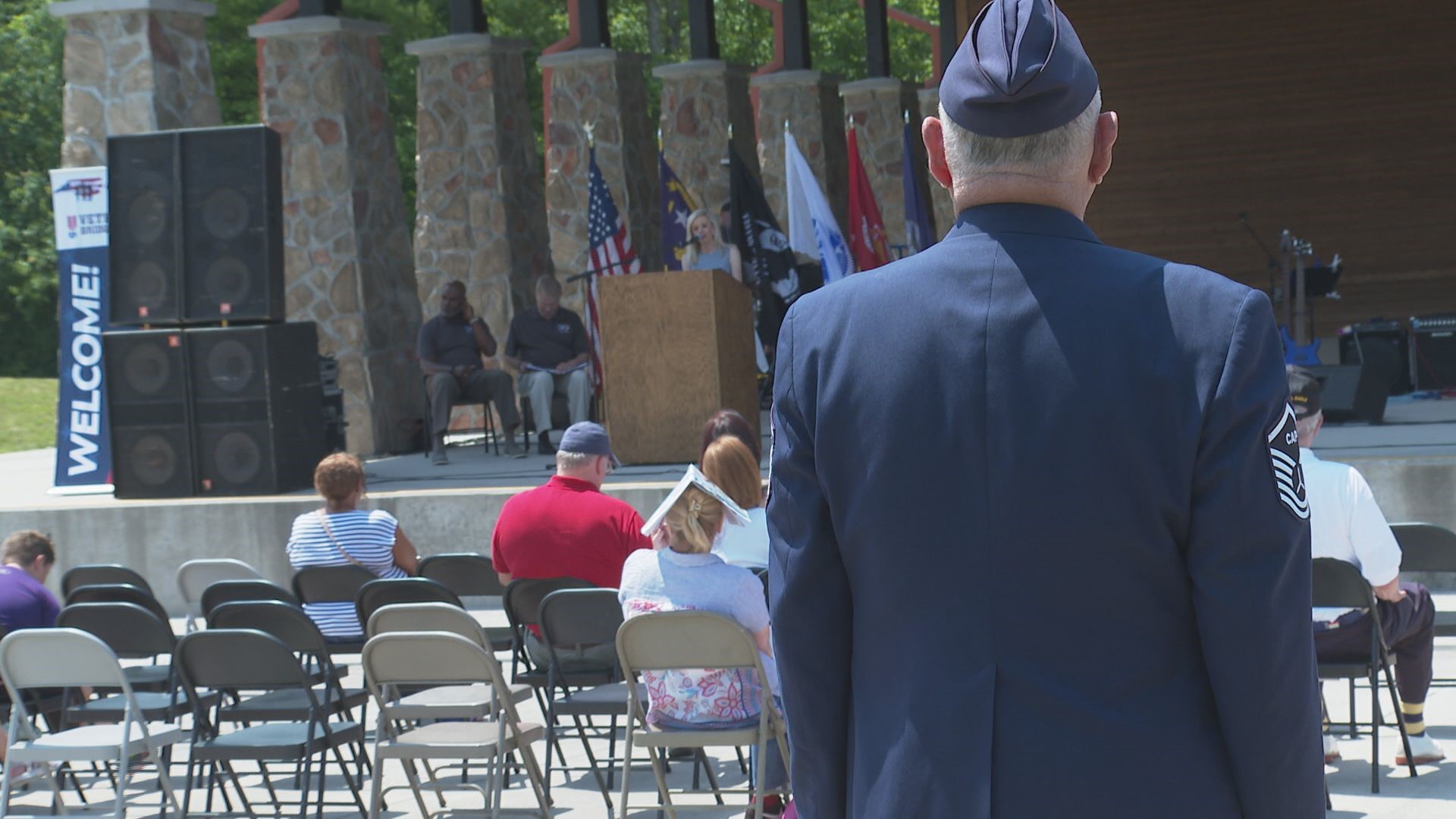 About 1500 people attended a Veteran Appreciation Day ceremony. Veterans say they want people to know freedom isn’t free.