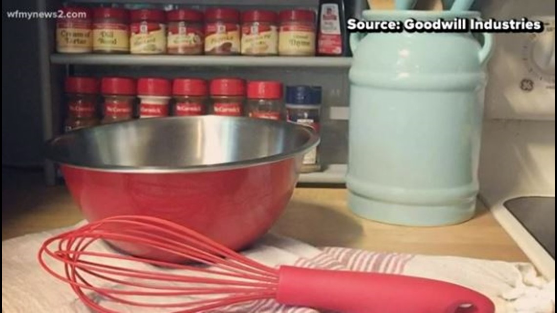 Goodwill offers lots of choices for cookware and utensils