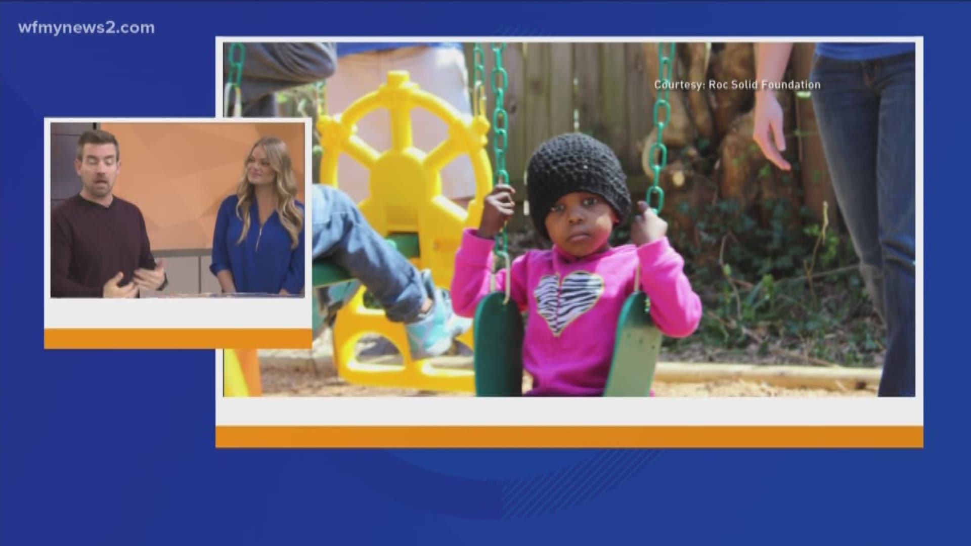 This Saturday, December 1, 2018, dozens of volunteers with the Roc Solid Foundation will build a brand new play set in just four hours for a 2-year-old from High Point