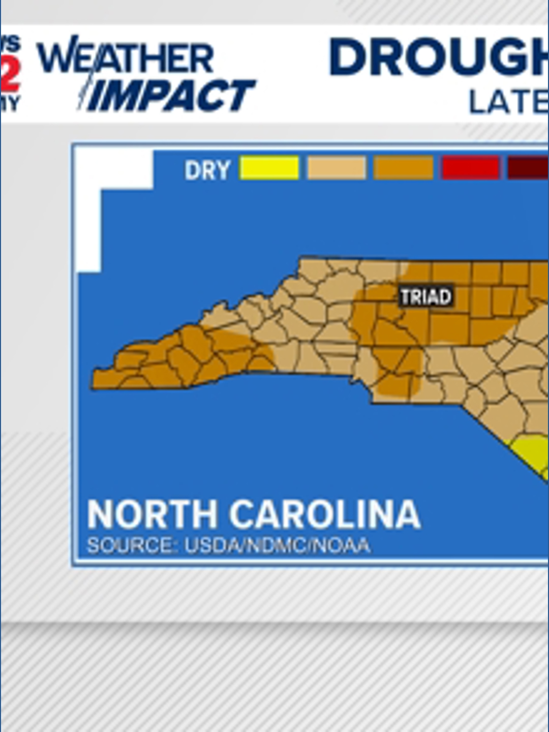 Rain needed! Drought becoming "severe" in North Carolina according to ...