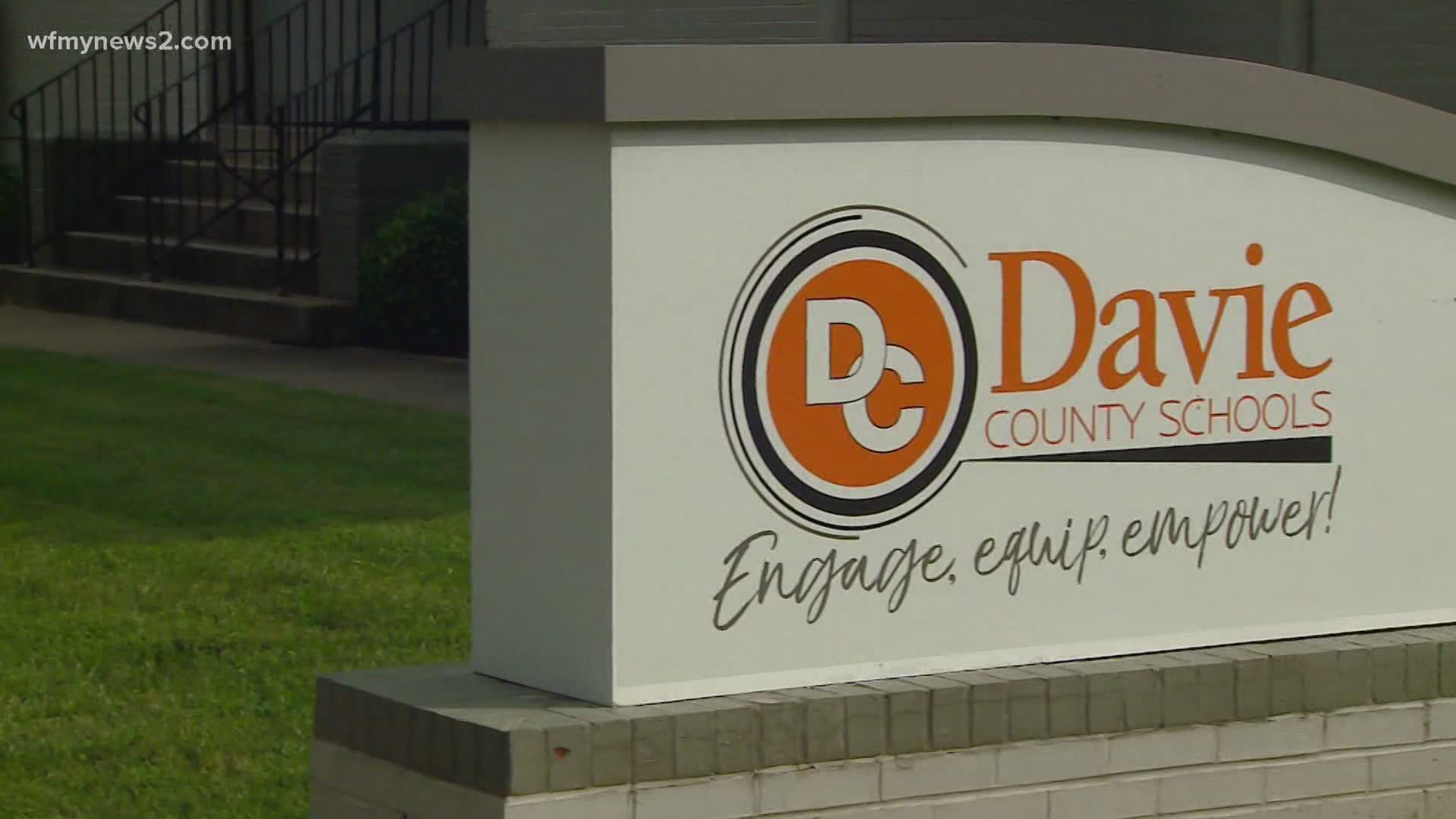 Davie County was one of a handful of Triad districts that decided to bring students back into the classroom on the first day of school.
