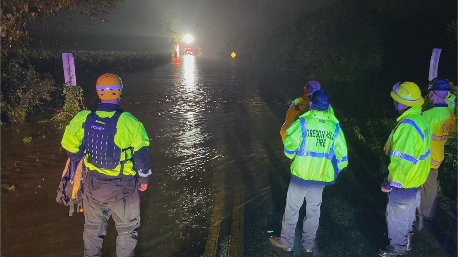 Significant rainfall caused flash flooding around Rockingham County Tuesday night.