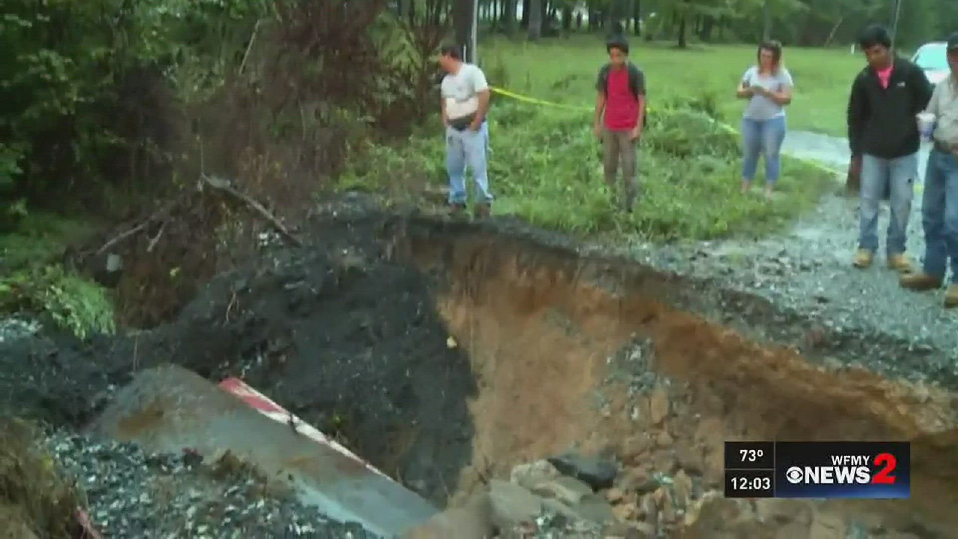 Burlington Sinkhole Traps Entire Neighborhood