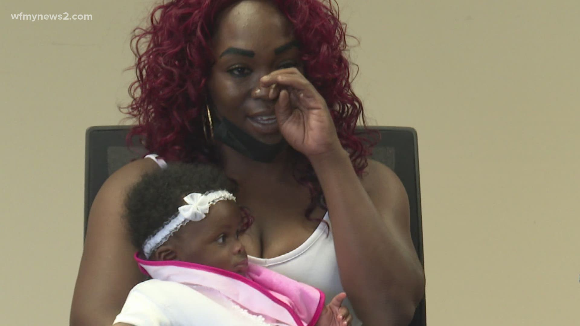 She was frantic when she called 911 that night. Nearly a week later, she shared her relief to have her baby back home.
