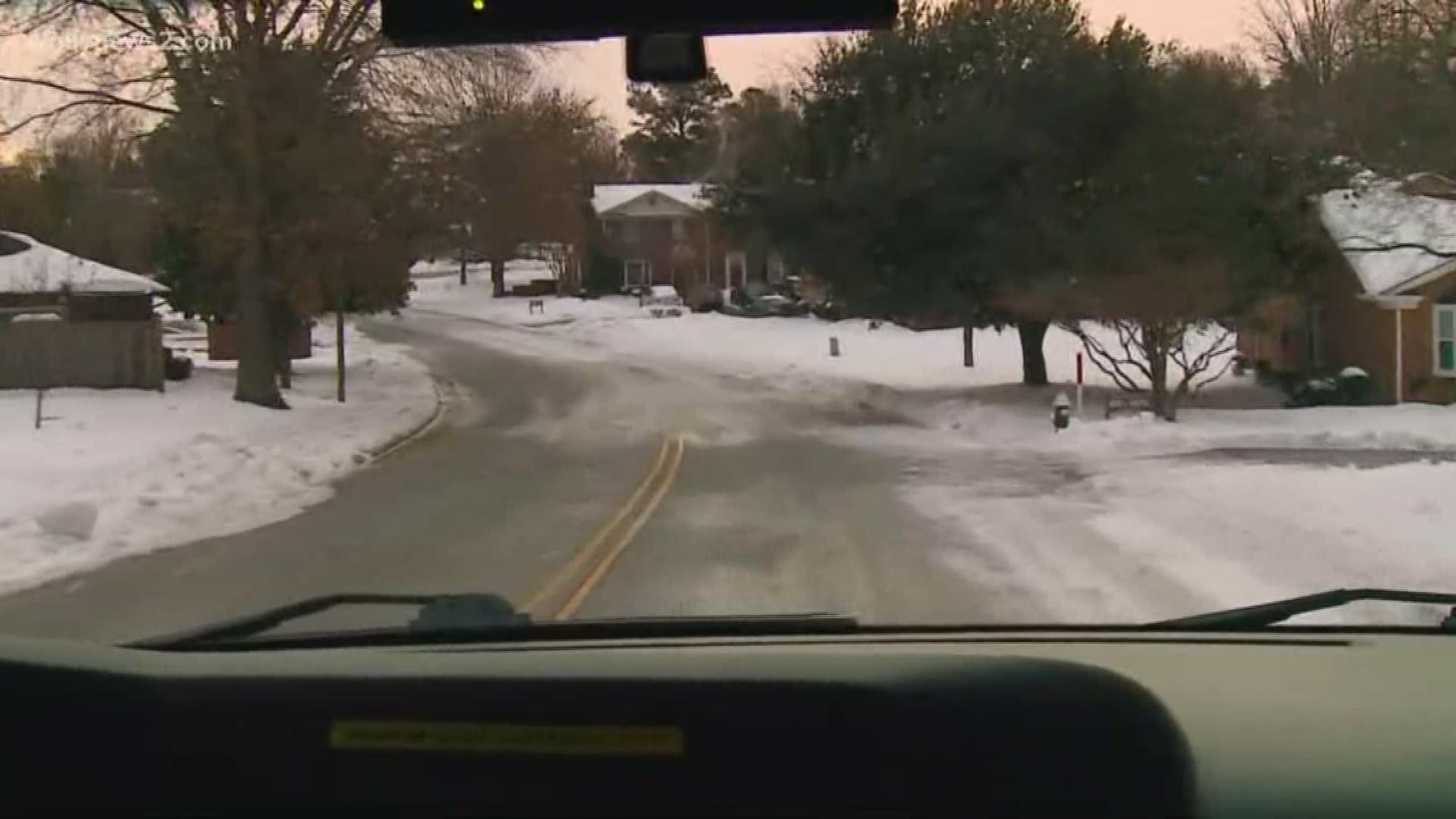 A Check On Road Conditions In Greensboro