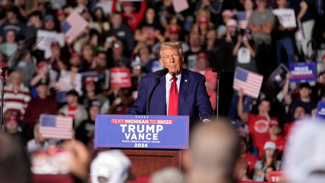 Donald Trump will be in Fayetteville, North Carolina, for a town hall event