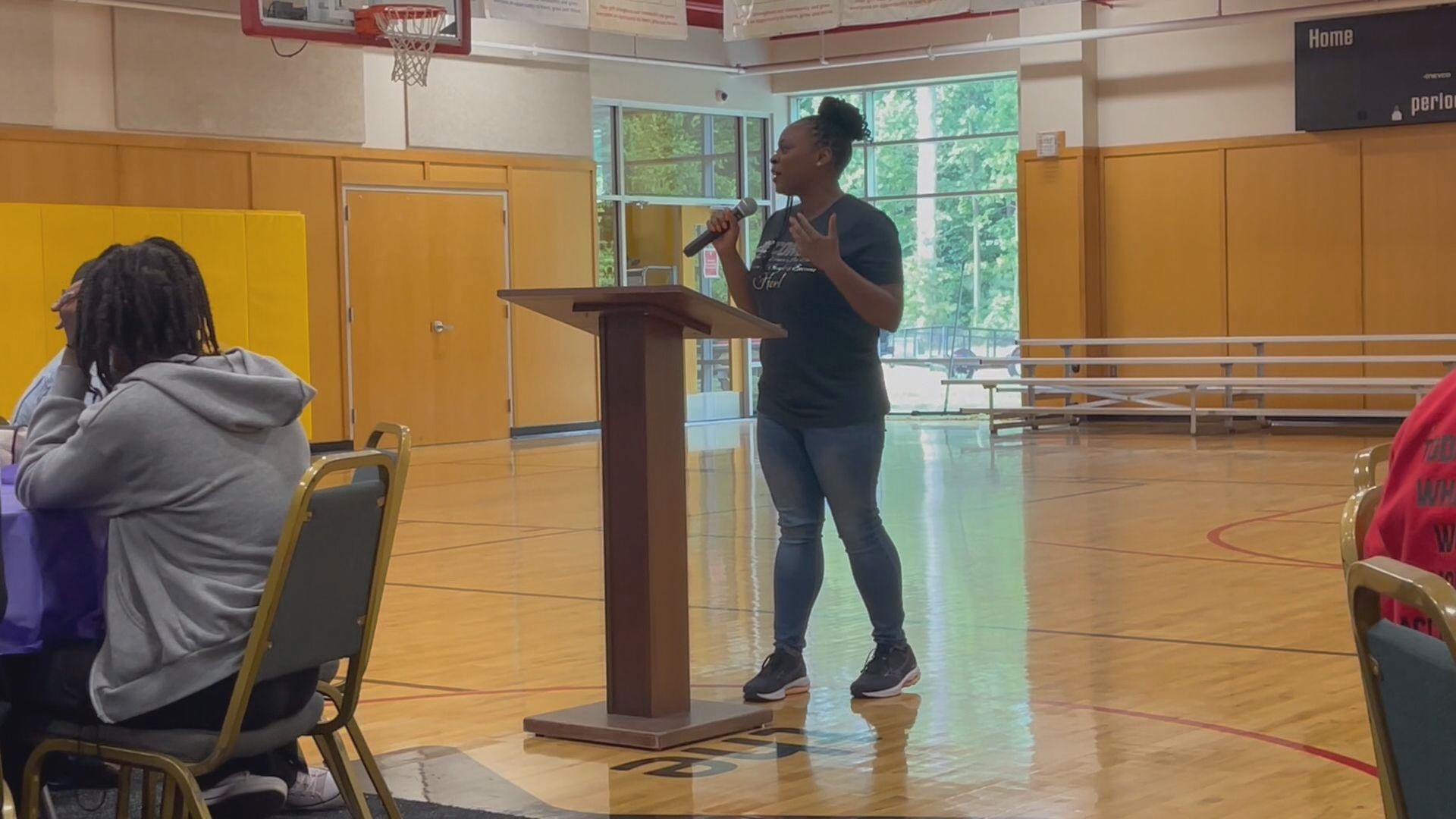 WFMY News 2's Lauren Coleman spoke at the "I am a Queen, I am Beautiful" teen empowerment conference.