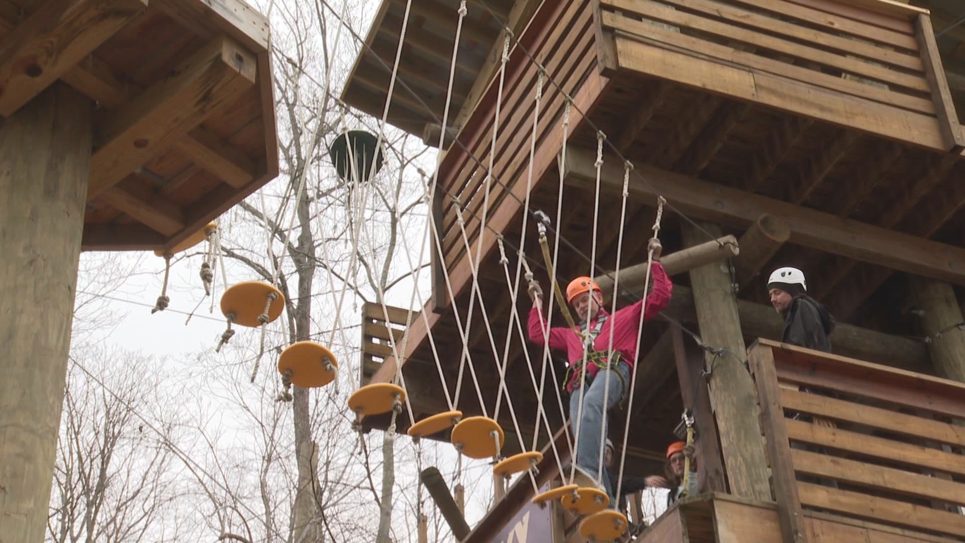 WFMY’s Eric Chilton takes a closer look at the Skywild treetop adventure park at the Greensboro Science Center.